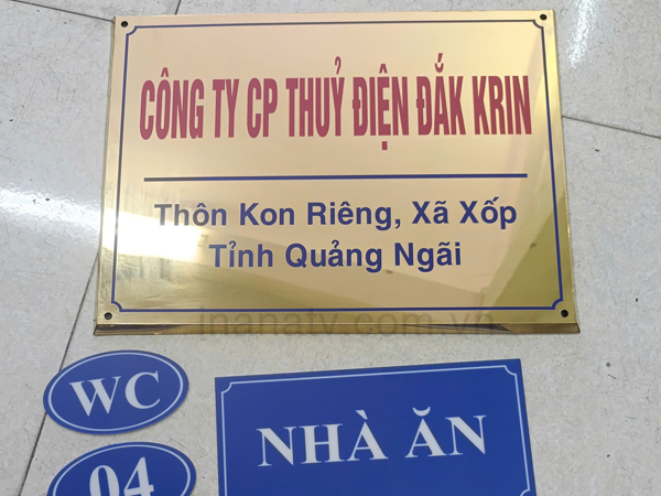 Bảng Hiệu Công Ty Inox Đẹp Tại Đà Nẵng Chuyên Nghiệp